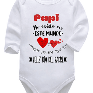 Body Bebé Pilucho Papá Mejor Padre Grafimax