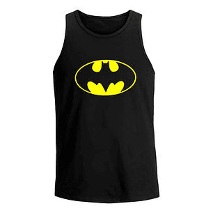 Polera Batman Logo Musculosa Sudadera Gym Fitness  Grafimax