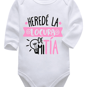 Body Bebé Pilucho Heredé La Locura De Mi Tí­A Grafimax
