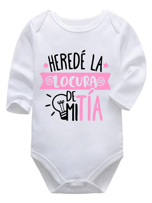 Body Bebé Pilucho Heredé La Locura De Mi Tí­A Grafimax 1