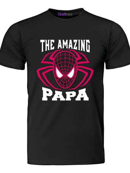 Polera The Amazing Superheroe Papá Padre Grafimax 1