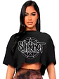 Polera Crop Top Mujer Slipknot Oversize Míºsica Grafimax - Miniatura 1