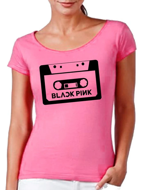 Polera Black Pink Kpop Variedad Diseños Mujer Rosa Música - Grafimax 3