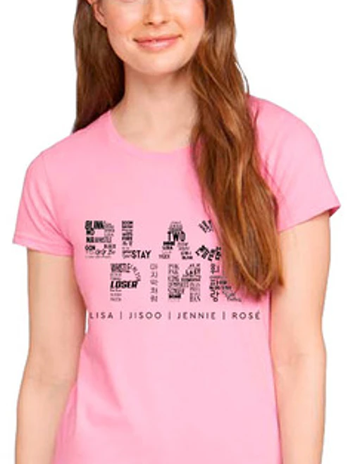 Polera Black Pink Kpop Variedad Diseños Mujer Rosa Música - Grafimax 5
