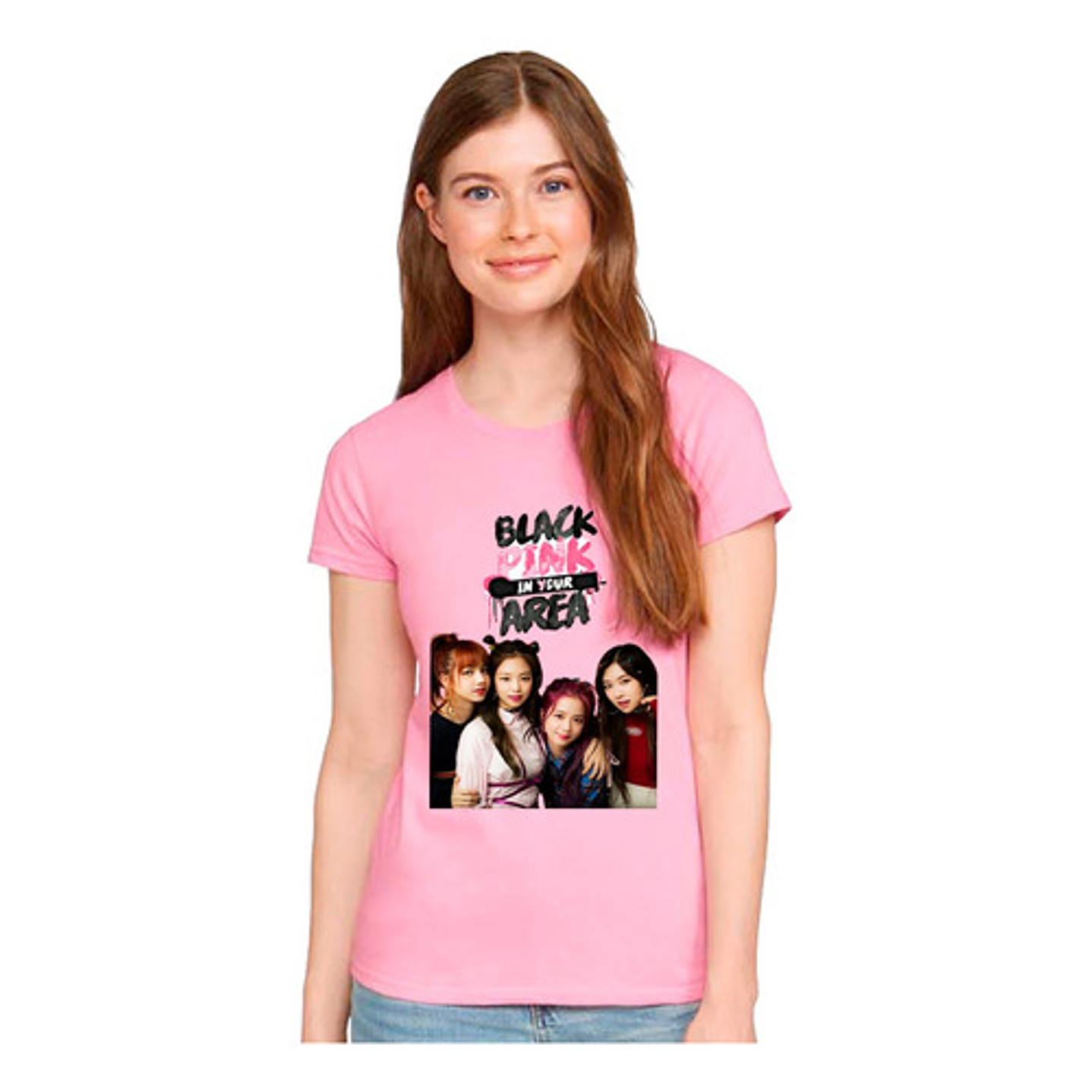 Polera Black Pink Kpop Variedad Diseños Mujer Rosa Gfmx 18