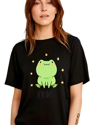 Polera Frog Ranita Kawaii Oversize Grafimax