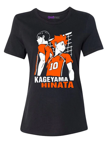 Polera Mujer Haikyuu Kageyama Hinata Anime Grafimax 1