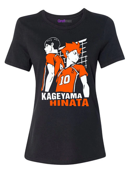Polera Mujer Haikyuu Kageyama Hinata Anime Grafimax 1