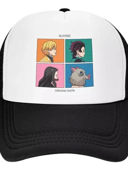 Jockey Gorro Demon Slayer Amigos Kimetsu No Yaiba Grafimax 1