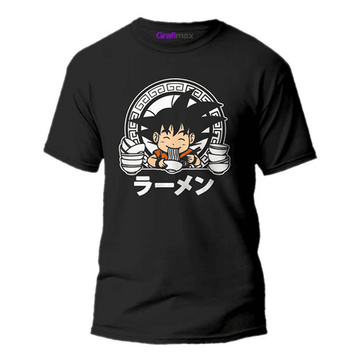 Polera Dragon Ball Goku Chibi Ramen Anime Grafimax 1