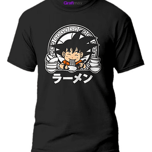 Polera Dragon Ball Goku Chibi Ramen Anime Grafimax