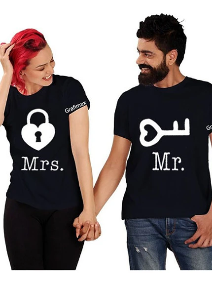 Poleras Parejas Enamorados Duos Pololos Mr And Mrs Grafimax 9