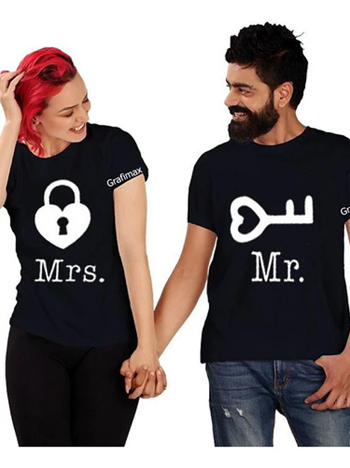 Poleras Parejas Enamorados Duos Pololos Mr And Mrs Grafimax 33