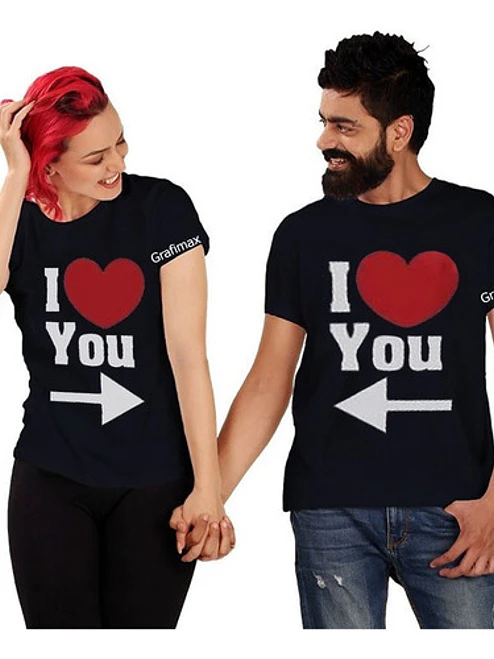 Polera Parejas Amor Novios Duos Pololos I Love You Grafimax 13