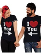 Polera Parejas Amor Novios Duos Pololos I Love You Grafimax - Miniatura 13