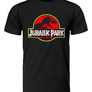 Polera Jurassic Park Logo Películas Grafimax