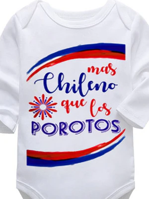 Body Bebé Pilucho Más Chileno Que Los Porotos Chile - Grafimax