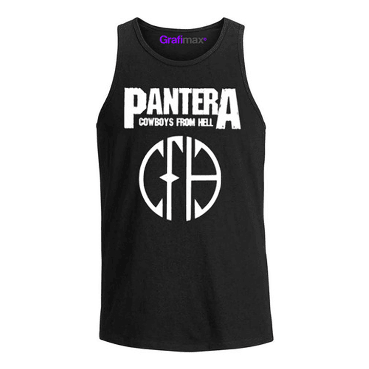 Polera Musculosa Sin Manga Pantera Cowboy From Hell Grafimax