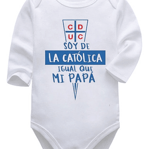 Body Bebé Pilucho Papa Soy De Catolica Grafimax