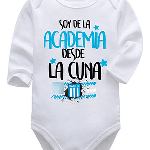Body Bebé Pilucho Soy De La Academia Desde La Cuna Grafimax