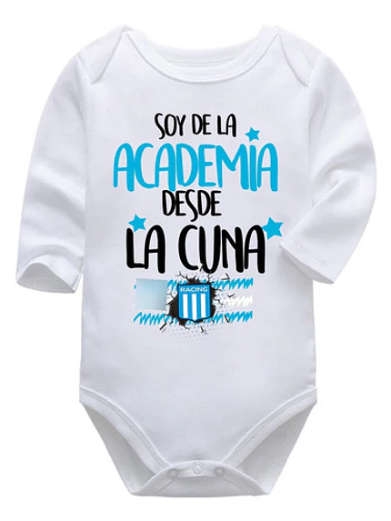 Body Bebé Pilucho Soy De La Academia Desde La Cuna Grafimax 1