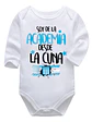 Body Bebé Pilucho Soy De La Academia Desde La Cuna Grafimax - Miniatura 1