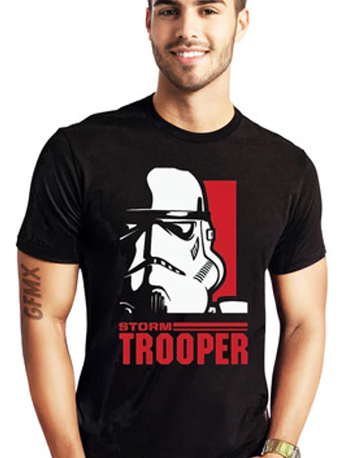 Polera Storm Trooper Star Wars Oversize Grafimax 1