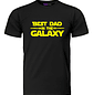 Polera Best Dad In The Galaxy Starwars  Papá Padre Grafimax - Miniatura 1