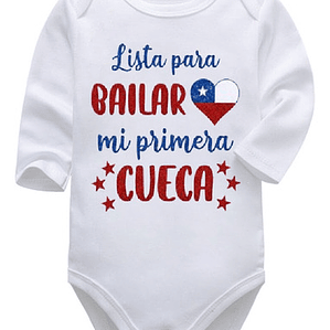 Body Bebé Pilucho Lista Para Bailar Mi Primer Cueca Grafimax