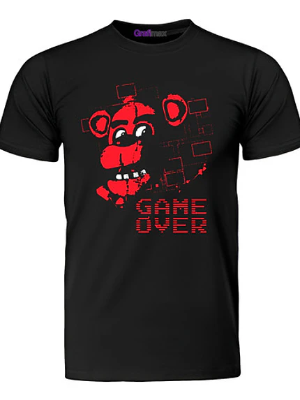 Polera Five Nights At Freddy's Diseños Videojuegos - Grafimax 1