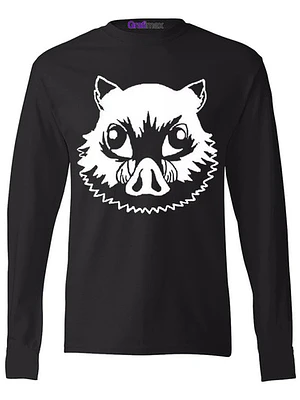 Polera Manga Larga Inosuke Head Demon Slayer Anime Grafimax