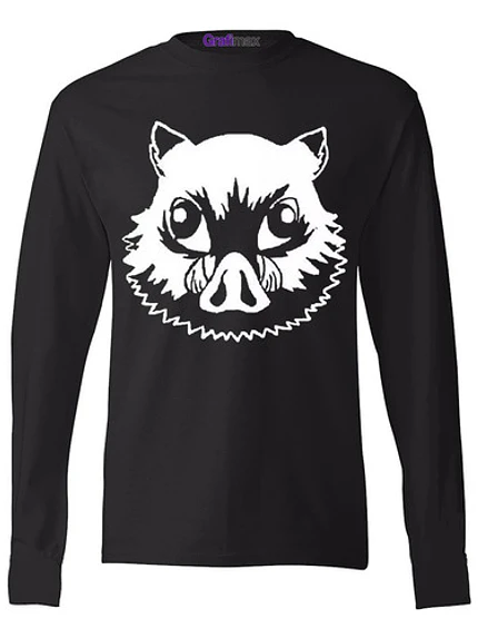 Polera Manga Larga Inosuke Head Demon Slayer Anime Grafimax 1