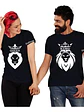 Poleras Parejas Enamorados Duos Queen King Lions Grafimax - Miniatura 9