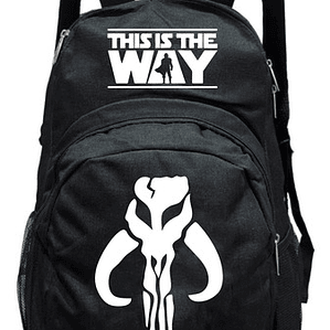 Mochila The Way Mandalorian Star Wars Pelí­Culas Grafimax