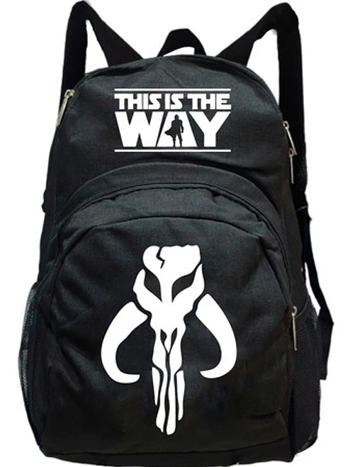 Mochila The Way Mandalorian Star Wars Pelí­Culas Grafimax 1
