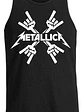 Polera Musculosa Sin Manga Metallica Gym Grafimax - Miniatura 2