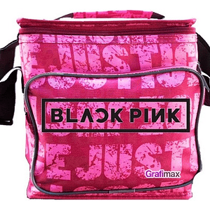 Lonchera Bolsa Almuerzo Térmica Black Pink Kp Rosa Grafimax