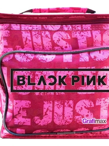 Lonchera Bolsa Almuerzo Térmica Black Pink Kp Rosa Grafimax 1