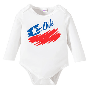 Body Bebé Pilucho Fiestas Patrias Chile Bandera Grafimax