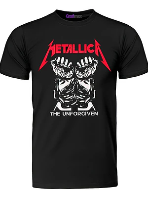 Polera Metallica The Unforgiven Rock Bandas Míºsica Grafimax