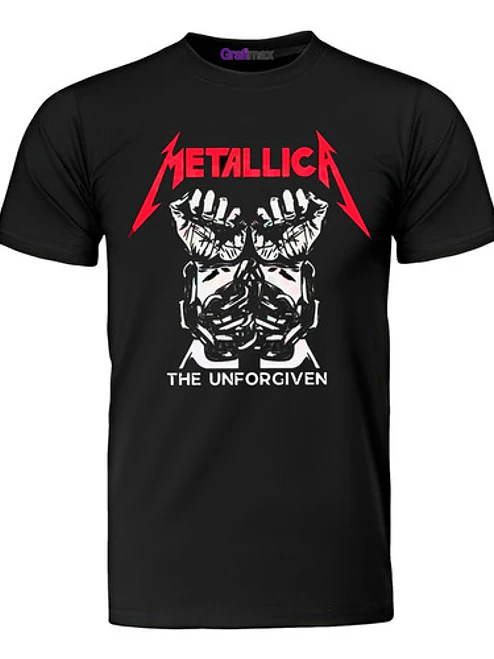 Polera Metallica The Unforgiven Rock Bandas Míºsica Grafimax 1