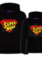 Pack Polerón Super Mamá Super Hijo Mujer Familia Grafimax - Miniatura 1