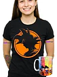 Polera Mujer + Tazón Dragon Ball Goku Silueta Anime Grafimax - Miniatura 1