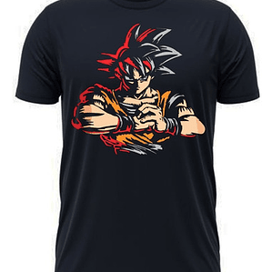 Polera Goku Strong Anime Dragon Ball Super Kai Z Grafimax