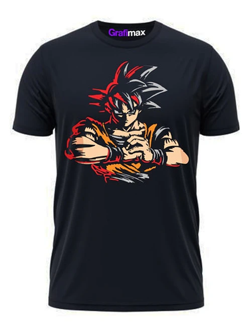 Polera Goku Strong Anime Dragon Ball Super Kai Z Grafimax 1