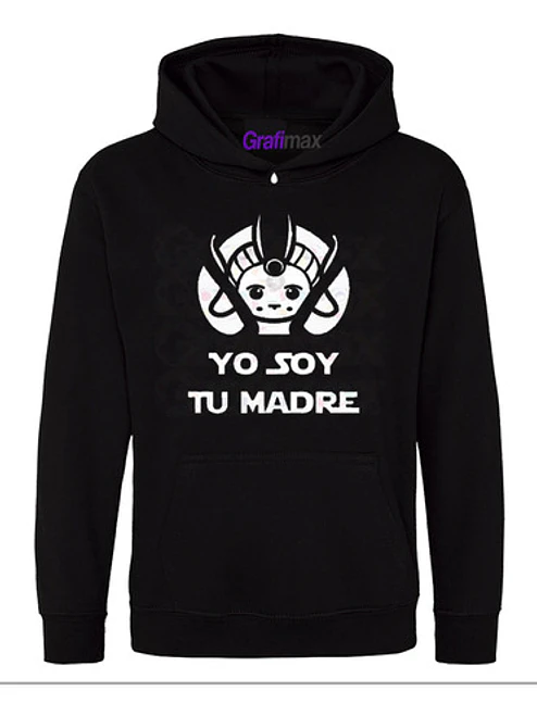 Poleron Oversize Soy Tu Madre Amidala Starwars Grafimax 1
