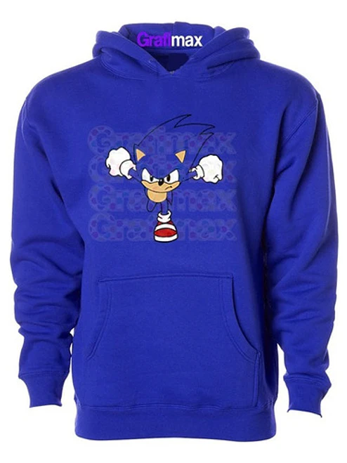 Polerón Sonic Sega Azul Grafimax 1