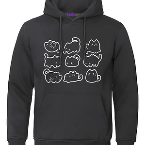 Polerón Gatitos Kawaii Cats Grafimax