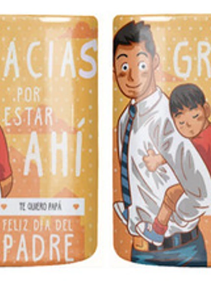 Tazón Dí­A Del Padre Gracias Por Estar Ahí­ Grafimax 1