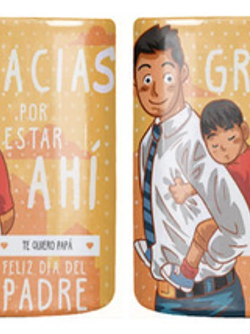 Tazón Dí­A Del Padre Gracias Por Estar Ahí­ Grafimax 1